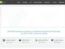 Tablet Screenshot of icmet.ac.cn