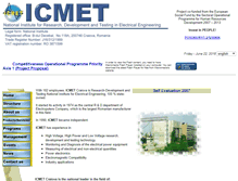 Tablet Screenshot of icmet.ro